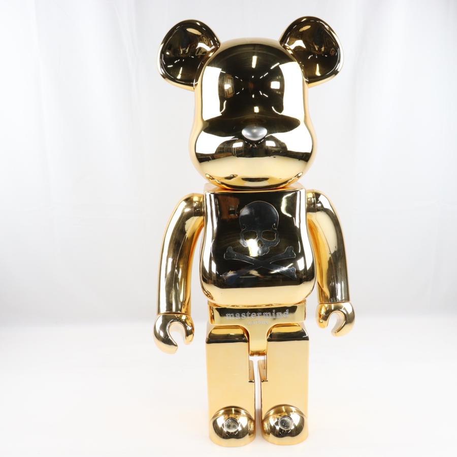 『中古即納』{FIG} WORLD WIDE TOUR BE@RBRICK(ベアブリック) mastermind JAPAN 1000%(ゴールド) 完成品 可動フィギュア メディコム・トイ(20071123)_5