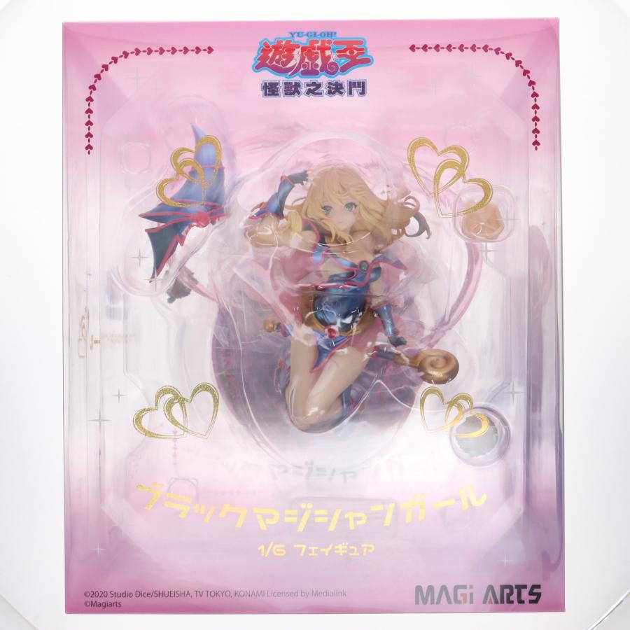 【新品未開封】【色紙、缶バッジ付き】MAGI ARTS ブラックマジシャンガール 中古即納』{FIG} 色紙＆缶バッジ無 ブラック・マジシャン・ガール 遊