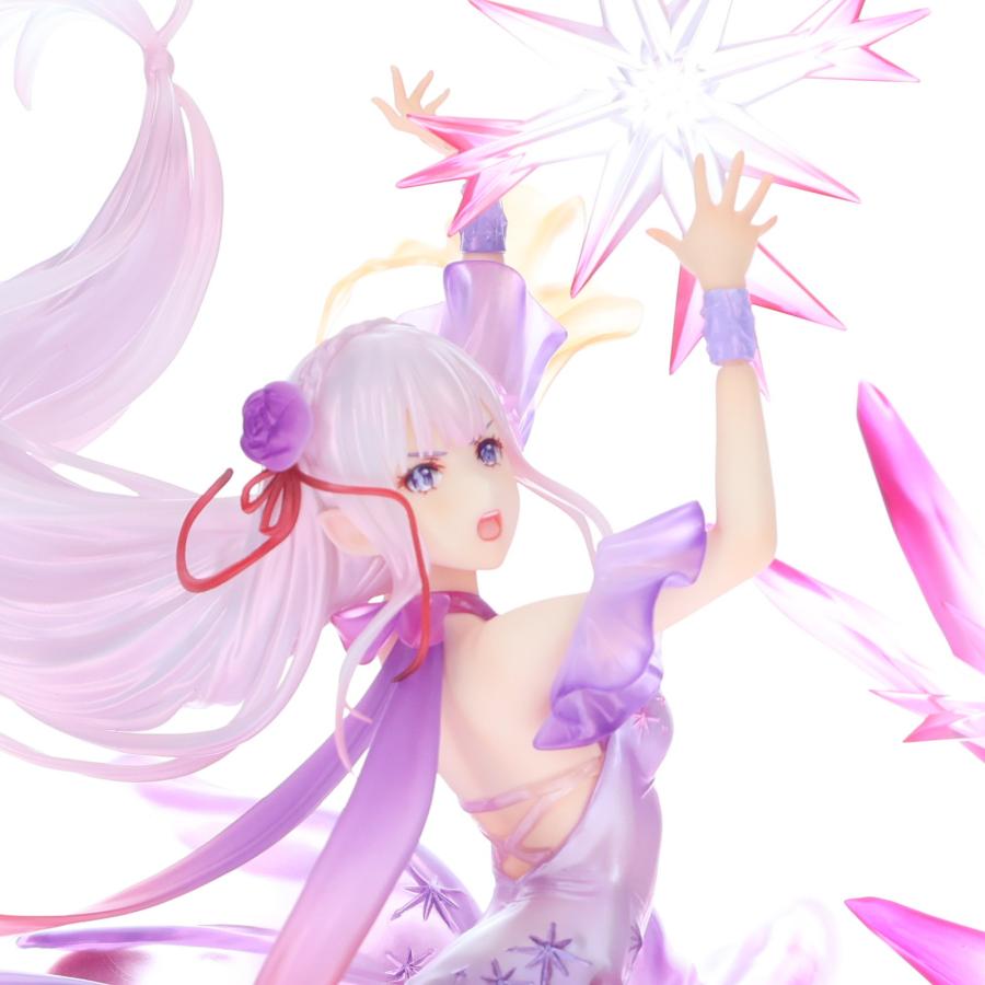 『中古即納』{FIG} eStream Store限定 SHIBUYA SCRAMBLE FIGURE 氷結のエミリア -Crystal Dress Ver- 1/7 フィギュア eStream/アルファサテライト(20220430)の画像