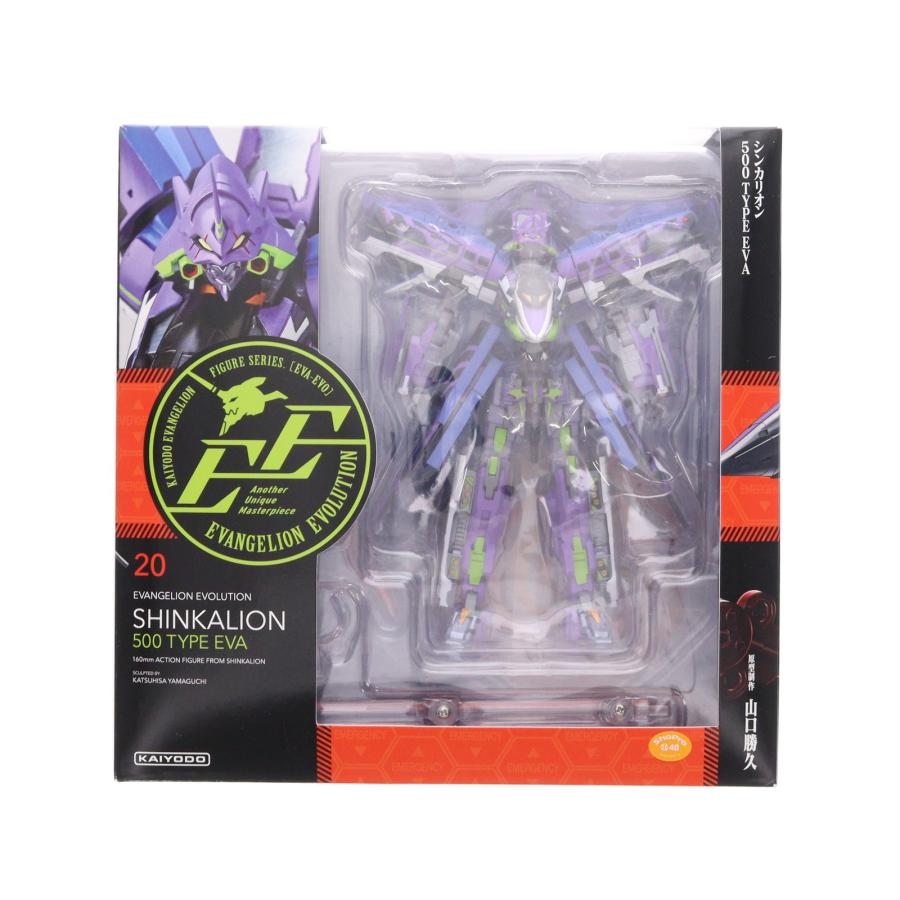 『中古即納』{FIG} リボルテック EVANGELION EVOLUTION EV-020 シンカリオン 500 TYPE EVA 劇場版 新幹線変形ロボ シンカリオン フィギュア 海洋堂(20201220) | 海洋堂
