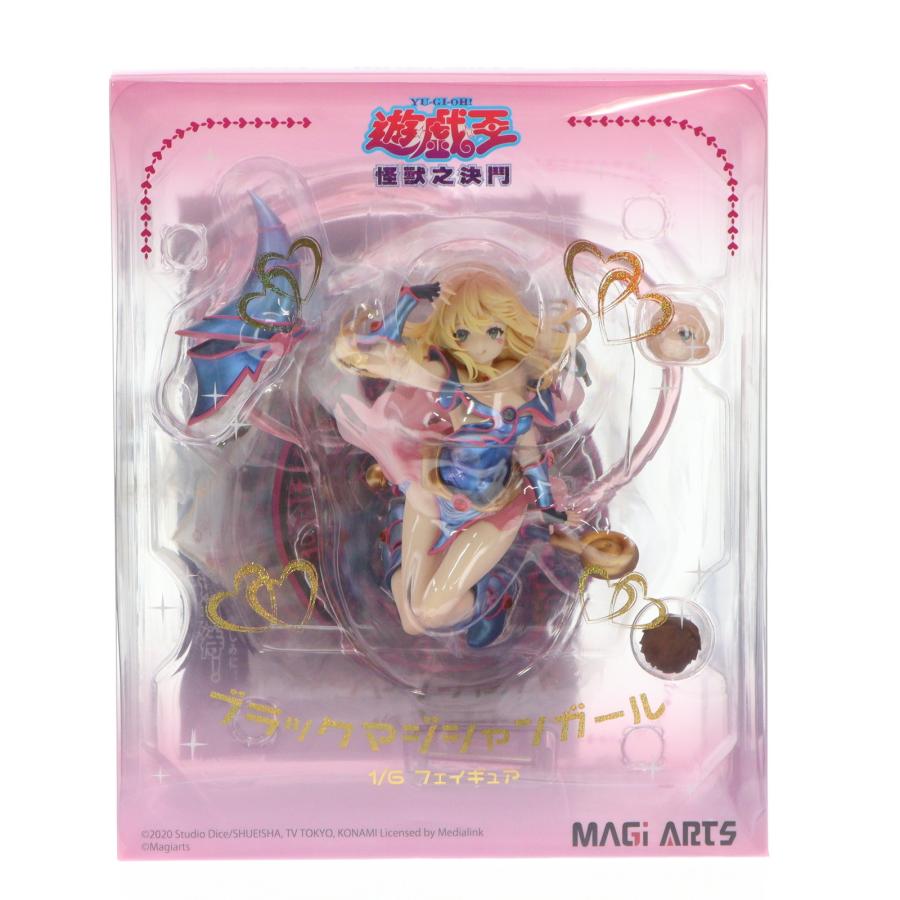 中古即納』{FIG} 色紙＆缶バッジ付属 ブラック・マジシャン・ガール 遊