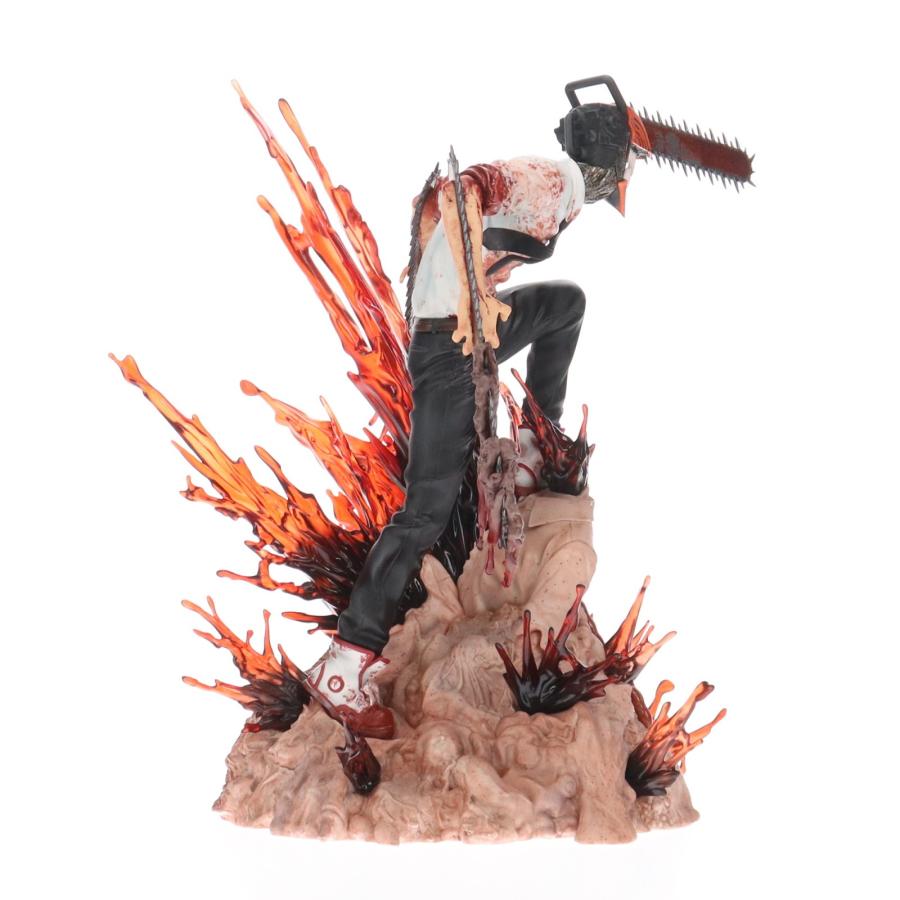 『中古即納』{FIG} eStream Store限定特典付属 SHIBUYA SCRAMBLE FIGURE チェンソーマン 1/7 完成品 フィギュア eStream/アルファサテライト(20230731)の画像