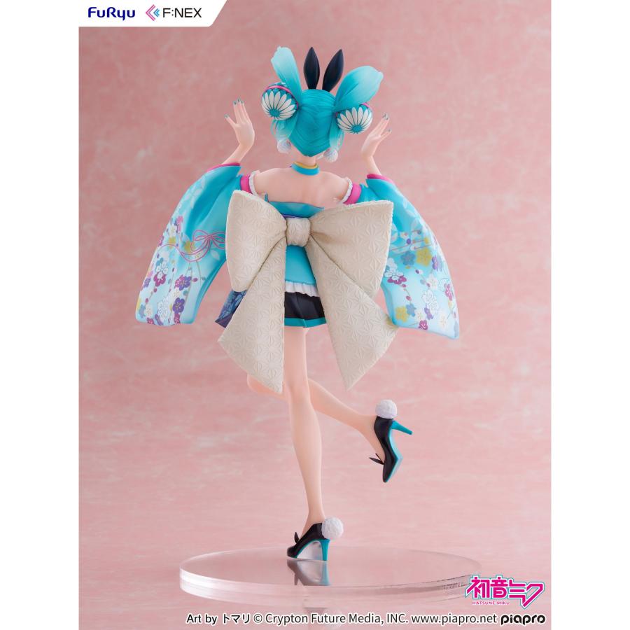 『中古即納』{FIG} 初音ミク -和バニー- キャラクター・ボーカル・シリーズ01 初音ミク 1/7 完成品 フィギュア(AMU-FNX1131) フリュー(20250906)の画像