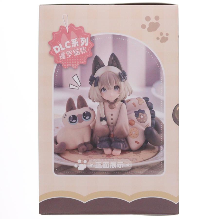 『中古即納』{FIG} 色紙＆クリアカード2種付 DLCシリーズ ティータイムキャッツ×シャム猫あずきさん コラボ限定 フィギュア RIBOSE(核糖文化)(20260217)の画像