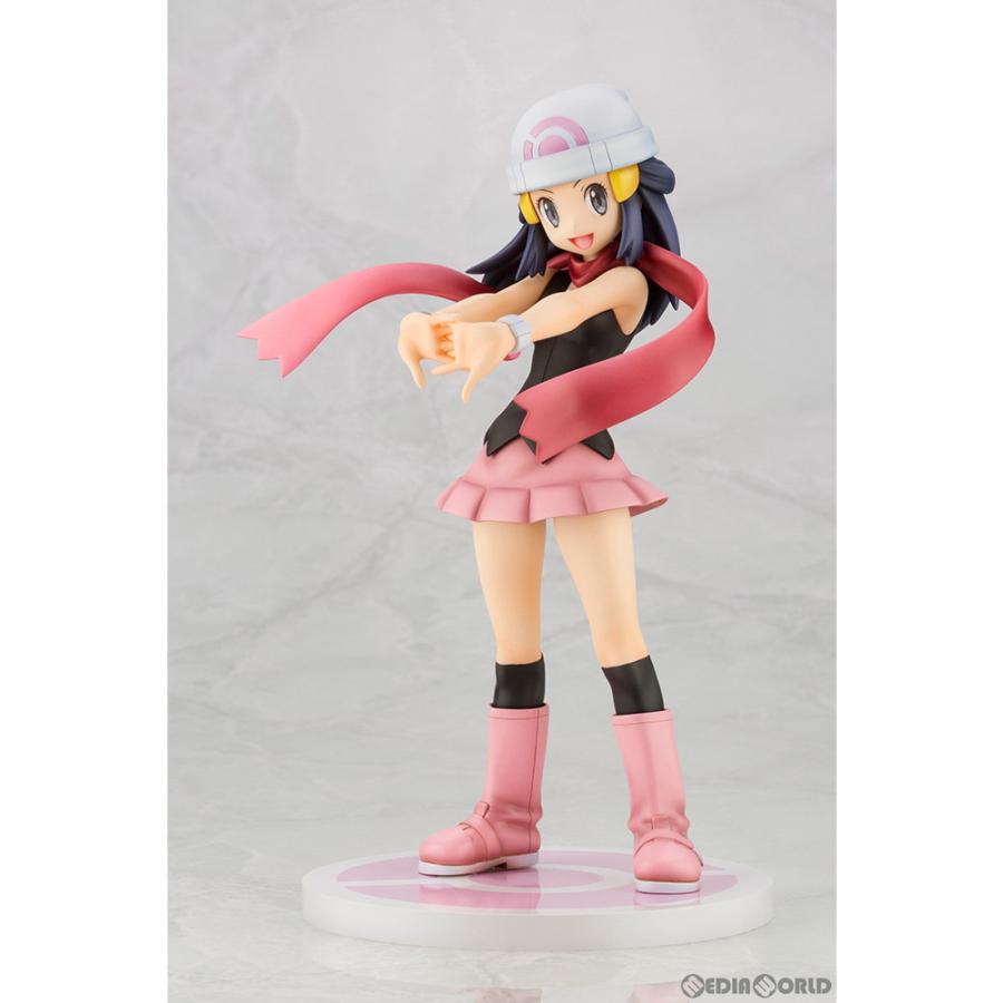 『中古即納』{FIG} (再販) ARTFX J ヒカリ with ポッチャマ ポケットモンスター ダイヤモンド・パール 1/8 完成品 フィギュア(PV198) コトブキヤ(20240519)