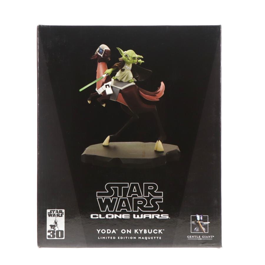 YODA(ヨーダ) ON KYBUCK(キバック) LIMITED EDITION MAQUETTE STAR WARS(スター・ウォーズ) クローン・ウォーズ 完成品 フィギュア ジェントル・ジャイアント 中古即納』{FIG} YODA(ヨーダ) ON KYBUCK LIMITED EDITION MAQUETTE