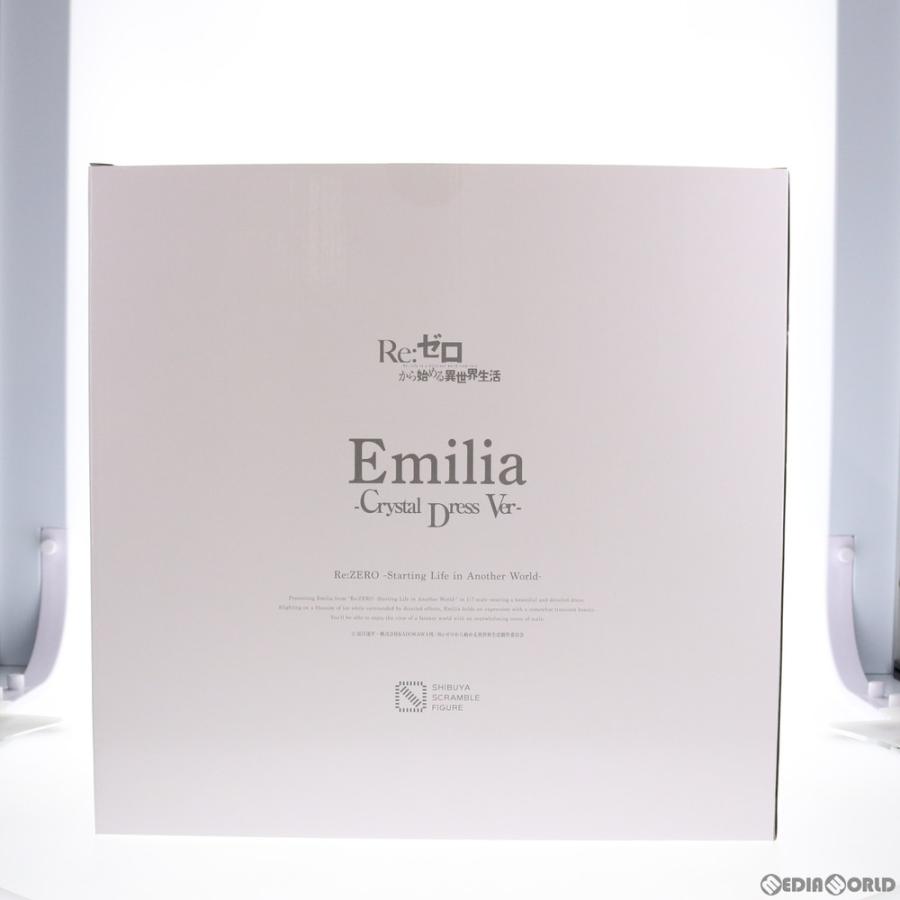 『中古即納』{FIG} エミリア Crystal Dress Ver SHIBUYA SCRAMBLE FIGURE Re:ゼロ 1/7 フィギュア アベマ＆eStream限定 eStream/アルファサテライト(20200930)