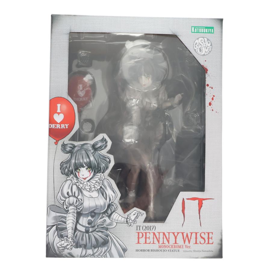 美少女 ペニーワイズ　モノクロームVer. 1/7 完成品 フィギュ コトブキヤ HORROR美少女 IT/イット “それ”が見えたら、終わり。 ペニーワイズ