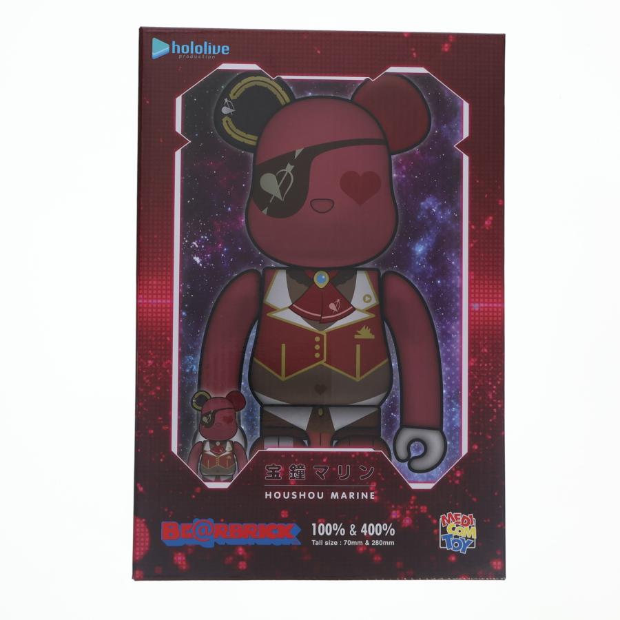 MEDICOM TOY - hololive × 宝鐘マリン 400%ベアブリック/未使用 中古即納』{FIG} BE@RBRICK 宝鐘マリン 100%＆400% hololive