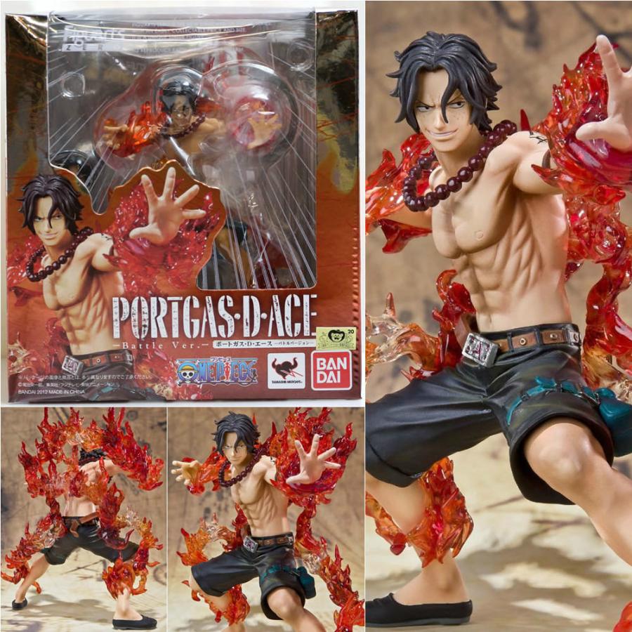 中古即納』{FIG} フィギュアーツZERO ポートガス・D・エース -Battle