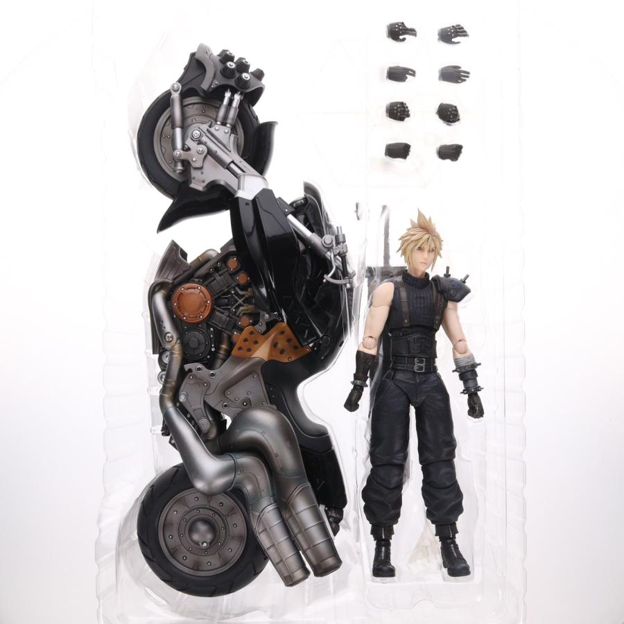 スクウェア・エニックス - 『中古即納』{FIG} (図形単品) PLAY ARTS改 クラウド・ストライフ＆ハーディ=デイトナ FF7 図形 e-STORE押さえる (20200410)