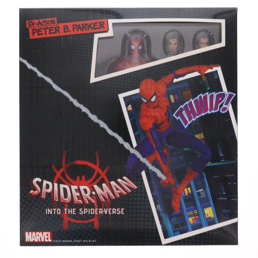 千値練　SVアクション　ピーター・B・パーカー/スパイダーマン　中古美品 中古即納』{FIG} SVアクション ピーター・B・パーカー/スパイダーマン