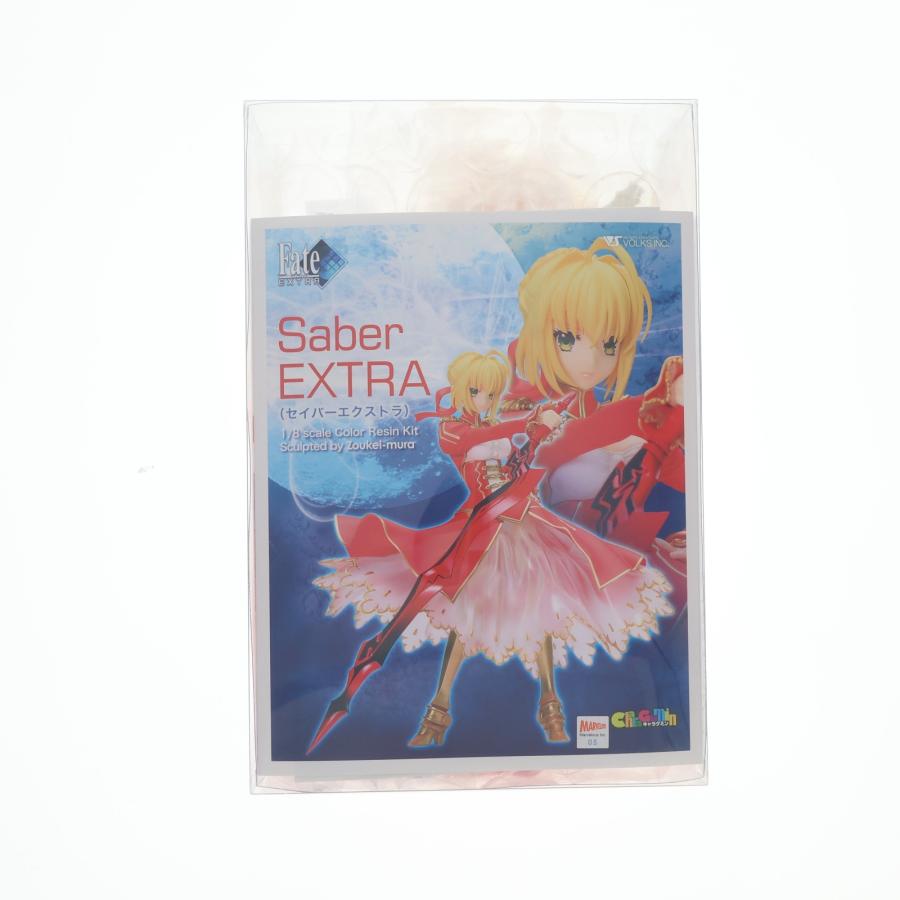 キャラグミン セイバーエクストラ Fate/EXTRA(フェイト/エクストラ) 1/8 カラーレジンキャストキット フィギュア ボークスショップ&ホビー天国ウェブ限定 ボークス ボークス 『中古即納』{FIG} キャラグミン セイバーエクストラ Fate