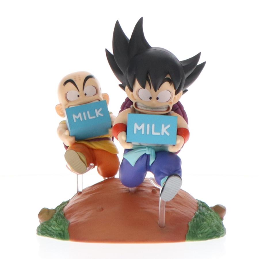 一番くじ ドラゴンボールA賞 孫悟空＆クリリン牛乳配達フィギュア新品未開封 中古即納』{FIG} A賞 孫悟空&クリリン 牛乳配達フィギュア 一番くじ