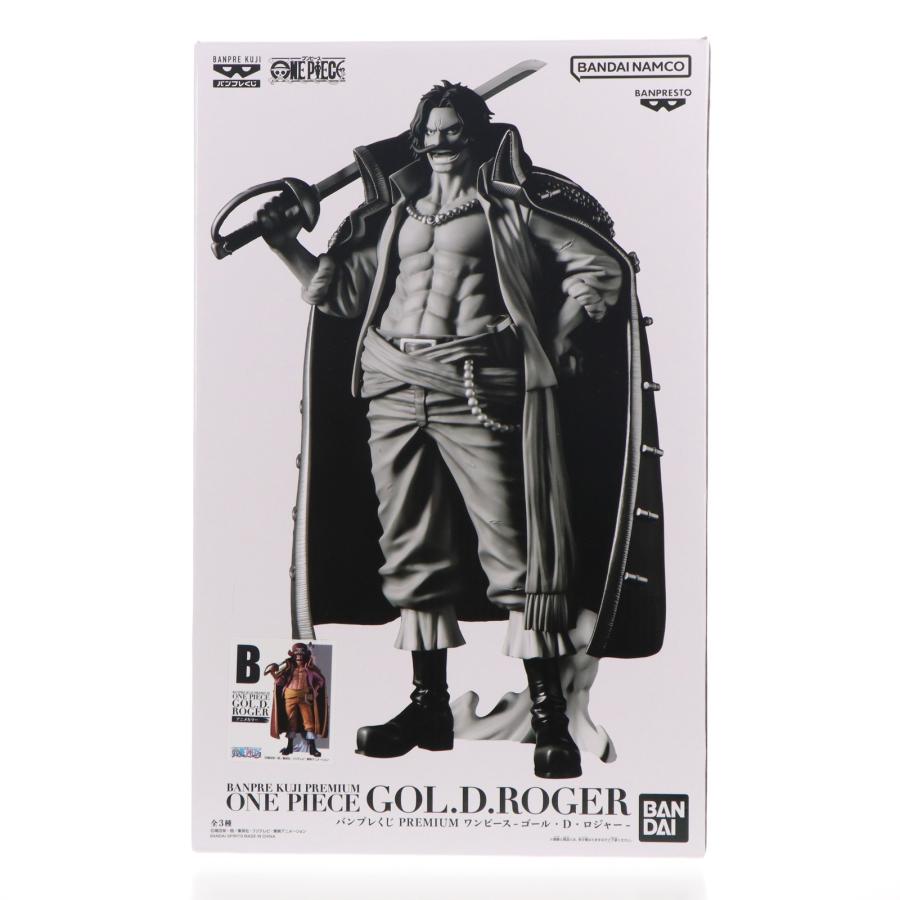B賞 ONE PIECE GOL.D.ROGER プレミアムフィギュア アニメ 中古即納』{FIG} ゴール・D・ロジャー(アニメカラー/B) バンプレくじ