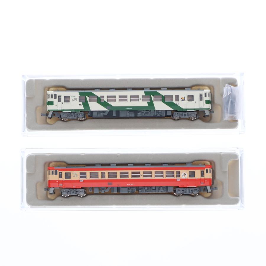 Nゲージ マイクロエース キハ４０烏山線色・標準色２両セット A８６２１ 中古即納』{RWM} A8621 キハ40系1000番台 烏山線色+標準色 2両セット