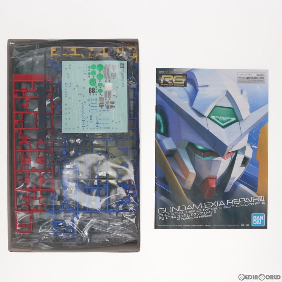 『中古即納』{PTM}プレミアムバンダイ限定 RG 1/144 GN-001REIII ガンダムエクシアリペアIII 機動戦士ガンダム00V戦記 プラモデル(5057569) バンダイスピリッツ｜media-world｜03