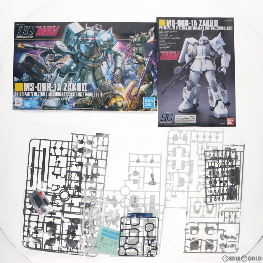 『中古即納』{PTM}HGUC 1/144 MS-06R-1A シン・マツナガ専用ザクII 機動戦士ガンダムMSV(モビルスーツバリエーション) プラモデル バンダイスピリッツ(20201031)｜media-world｜04