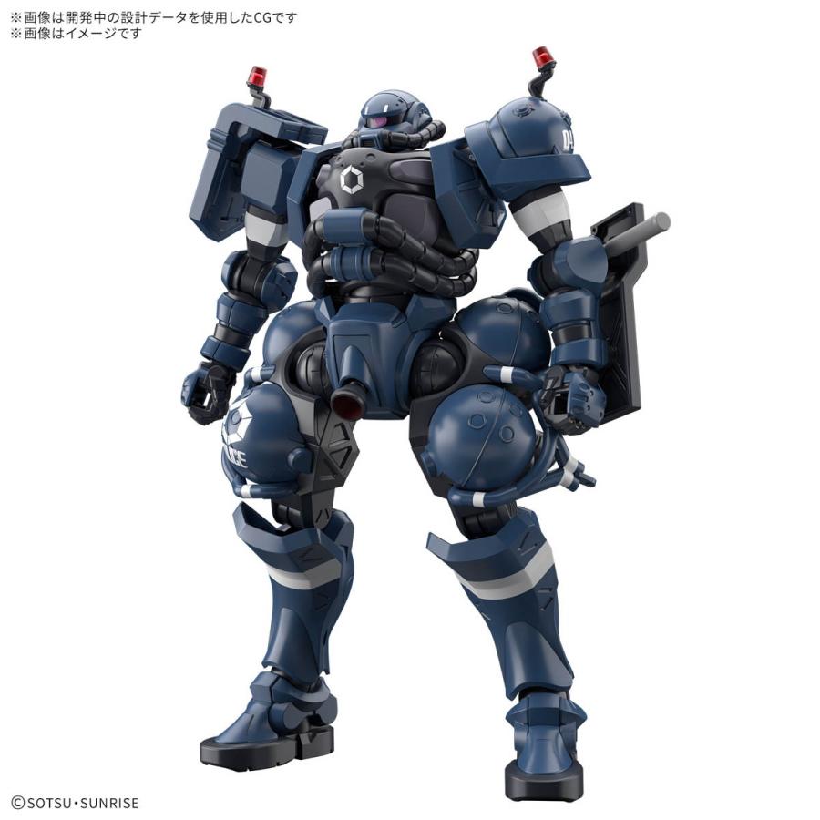 中古即納』{PTM} HG 1/144 軍警ザク 機動戦士Gundam GQuuuuuuX