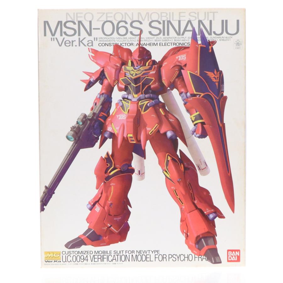MG RX-0 ユニコーンガンダム & MG MSN-06S シナンジュ 中古即納』{PTM} MG 1/100 MSN-06S シナンジュ Ver.ka. 機動戦士