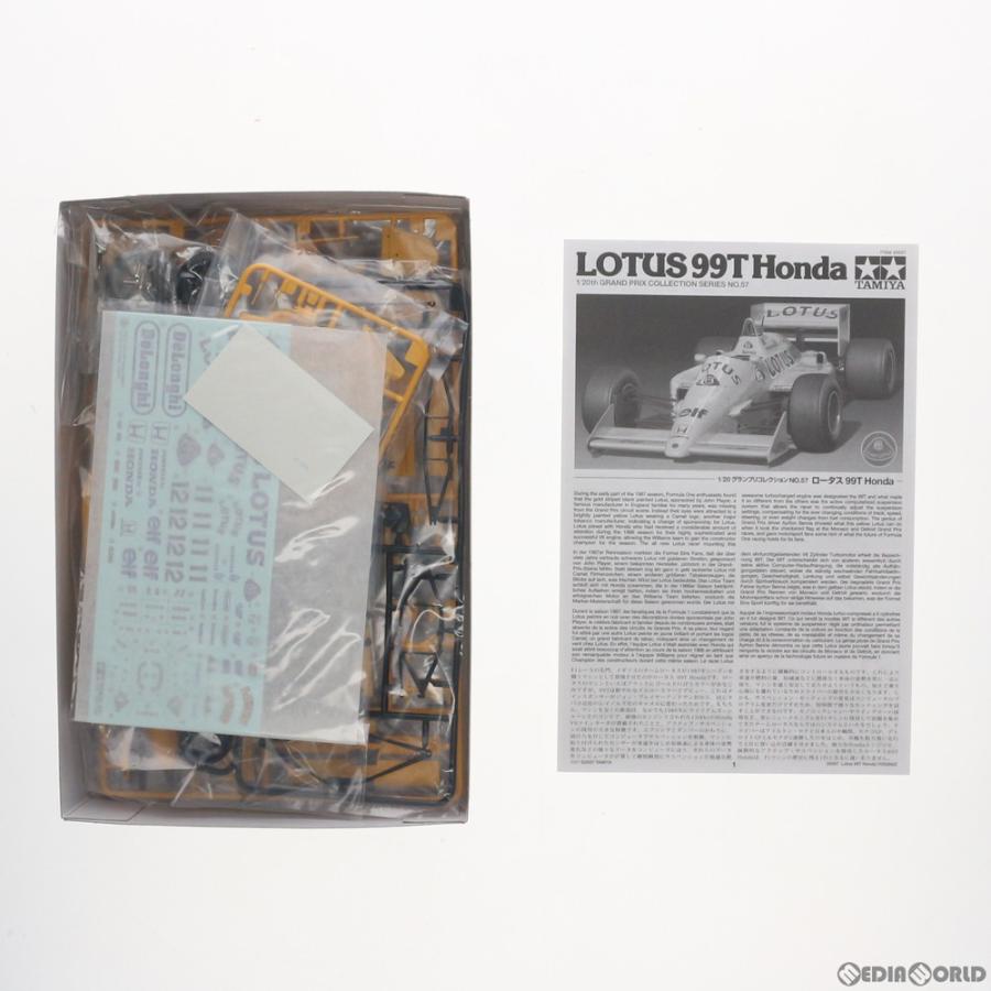 『中古即納』{PTM} グランプリコレクション No.57 1/20 ロータス 99T Honda プラモデル(20057) タミヤ(20070330) TAMIYA (タミヤ) 1/20 No.57 ロータス 99T Honda プラモデル プラモデル グランプリコレクション｜トレファクONLINE