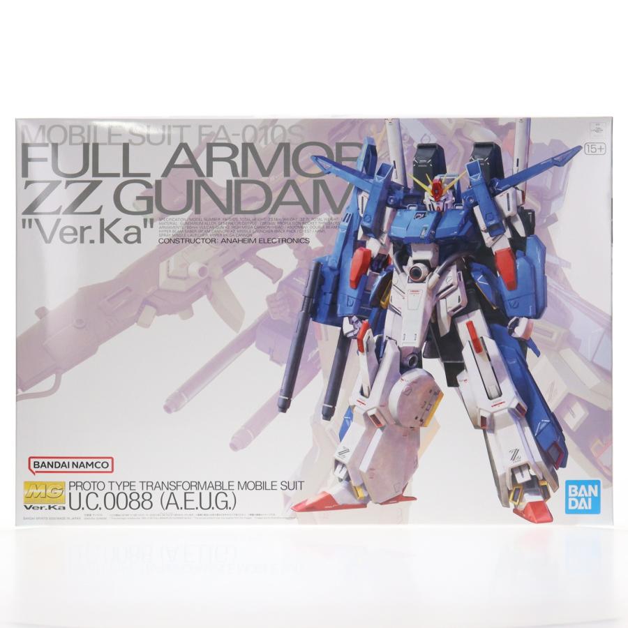 中古即納』{PTM} MG 1/100 フルアーマーZZガンダム Ver.Ka 機動戦士