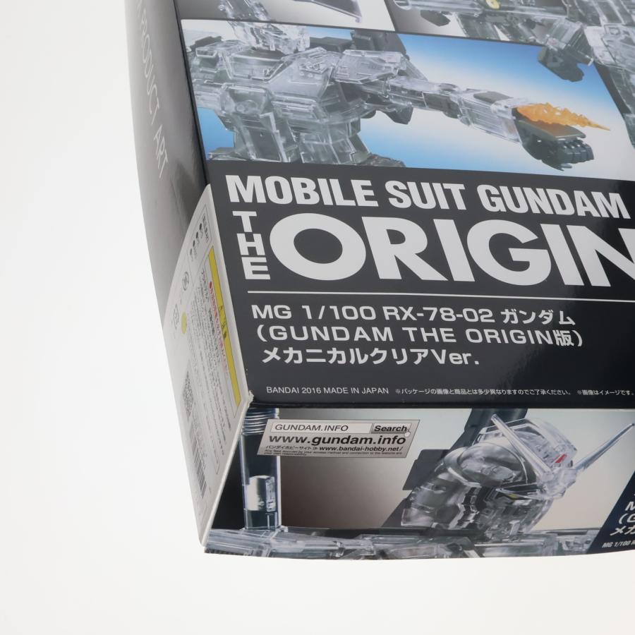 『中古即納』{PTM} MG 1/100 RX-78-02 ガンダム(GUNDAM THE ORIGIN版) メカニカルクリアVer. プラモデル GUNDAM PRODUCT ART ORIGIN展限定 バンダイ(20160803)