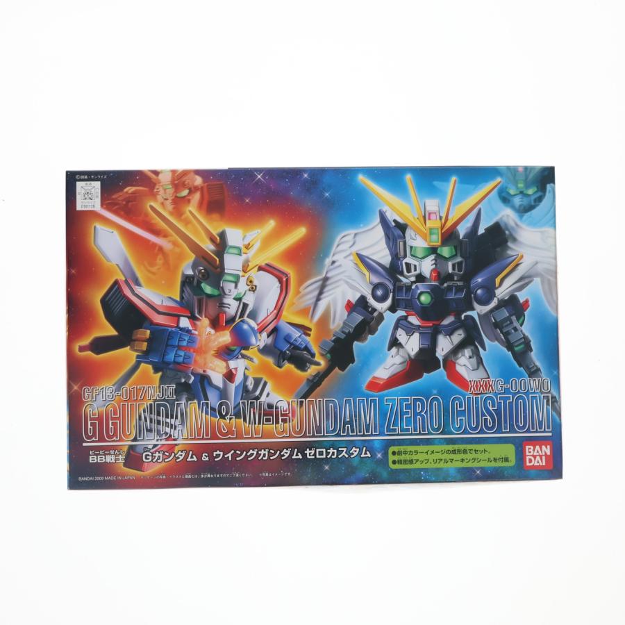 SDガンダム ガンプラ 1/60 ゴッドガンダム ウイングガンダムゼロ組み立て済 中古即納』{PTM} SDガンダム BB戦士 ゴッドガンダム&ウイングガンダム