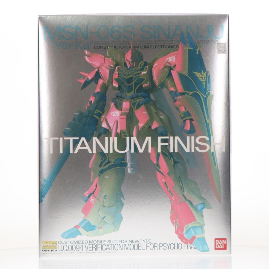 中古即納』{PTM} MG 1/100 MSN-06S シナンジュ Ver.ka. チタニウム
