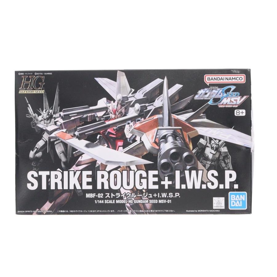 【中古】HG 1/144 MBF-02 ストライクルージュ + I.W.S.P. (機動戦士ガンダムSEED MSV) 中古即納』{PTM} HG 1/144 ストライクルージュ+I.W.S.P. 機動戦士