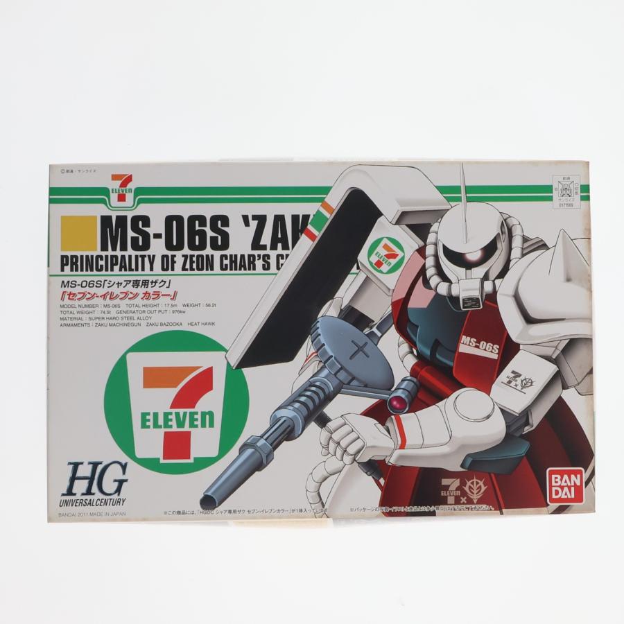 1/144 HGUC MS-06S シャア専用ザク セブン‐イレブンカラー 中古即納』{PTM} HGUC 1/144 MS-06S シャア専用ザク セブン-イレブン