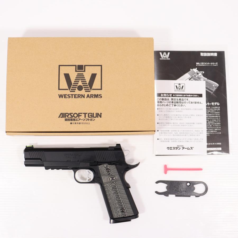ウエスタンアームズ　エリートオペレーター　G10グリップ　haru伍長。 中古即納』{MIL} WA ウエスタンアームズ ガスブローバック エリート