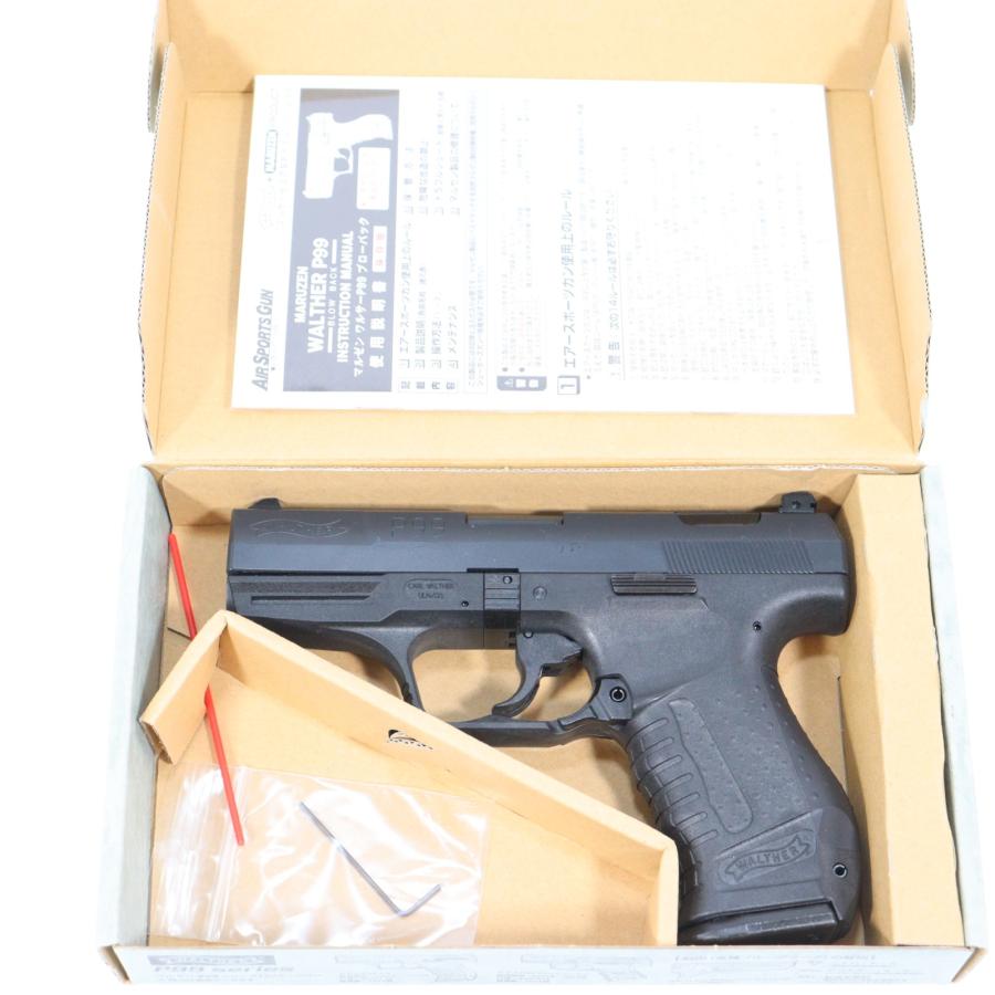 中古即納』{MIL} マルゼン ガスブローバック ワルサーP99 ブラック (18