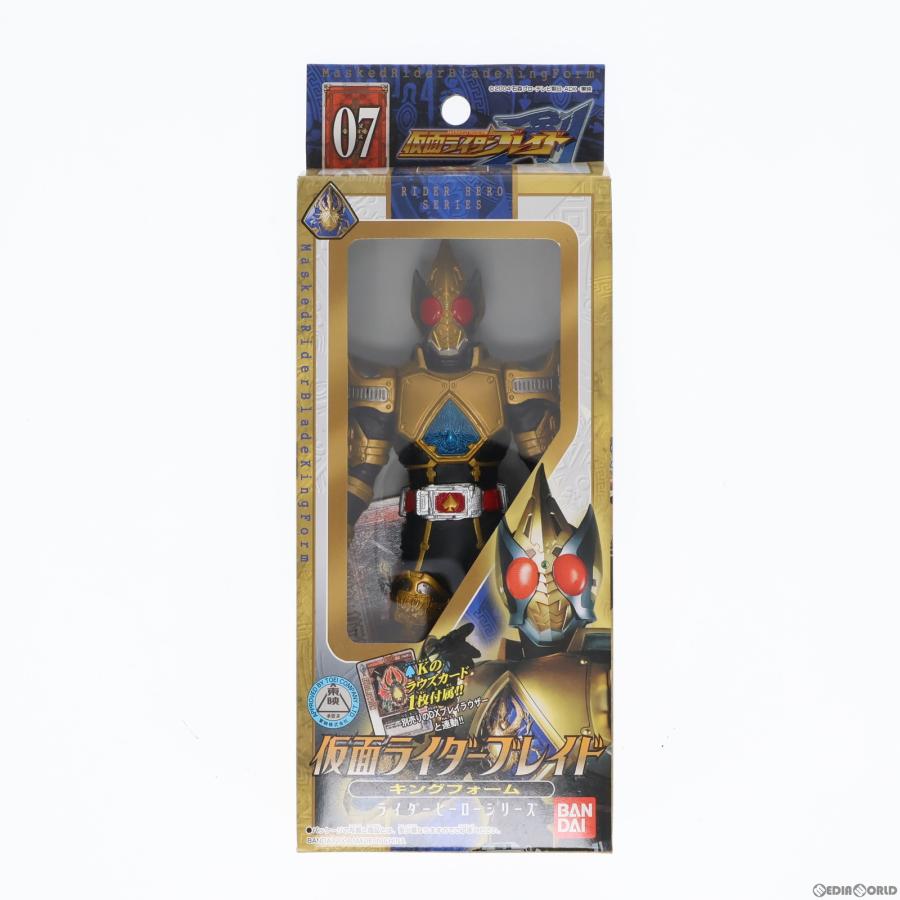 仮面ライダーBLADE　キングフォーム　ソフビ 中古即納』{SFT} ライダーヒーローシリーズ07 仮面ライダーブレイド