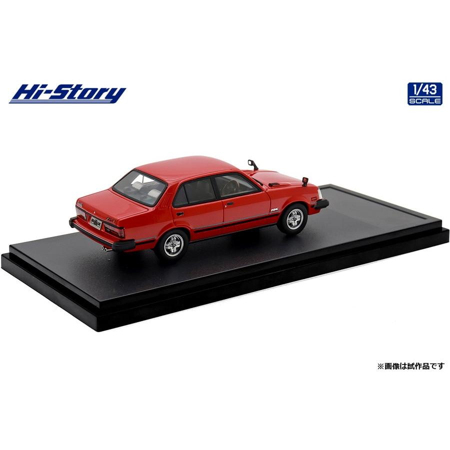 『中古即納』{MDL} ハイ・ストーリーシリーズ 1/43 ISUZU GEMINI Sedan(いすず ジェミニ セダン) ZZ/T(1981) レッド ミニカー ハイストーリー(20250216)の画像