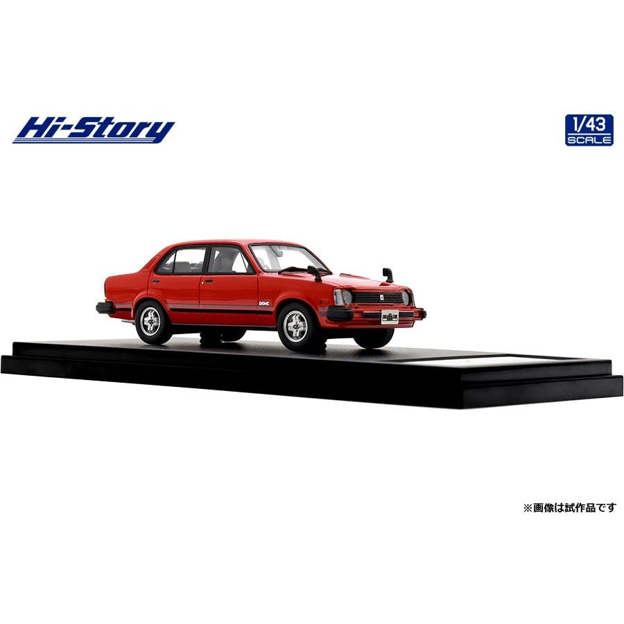 『中古即納』{MDL} ハイ・ストーリーシリーズ 1/43 ISUZU GEMINI Sedan(いすず ジェミニ セダン) ZZ/T(1981) レッド ミニカー ハイストーリー(20250216)の画像