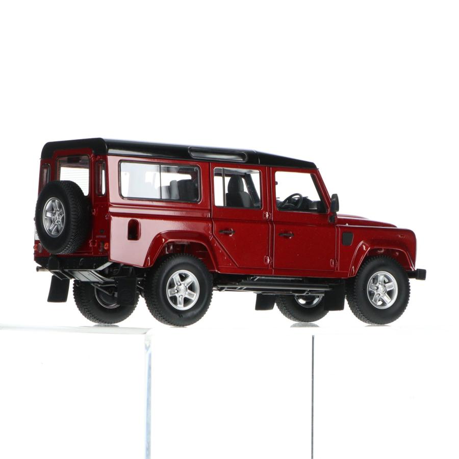 中古即納』{MDL} 1/18 ランドローバー ディフェンダー 110 RHD(レッド