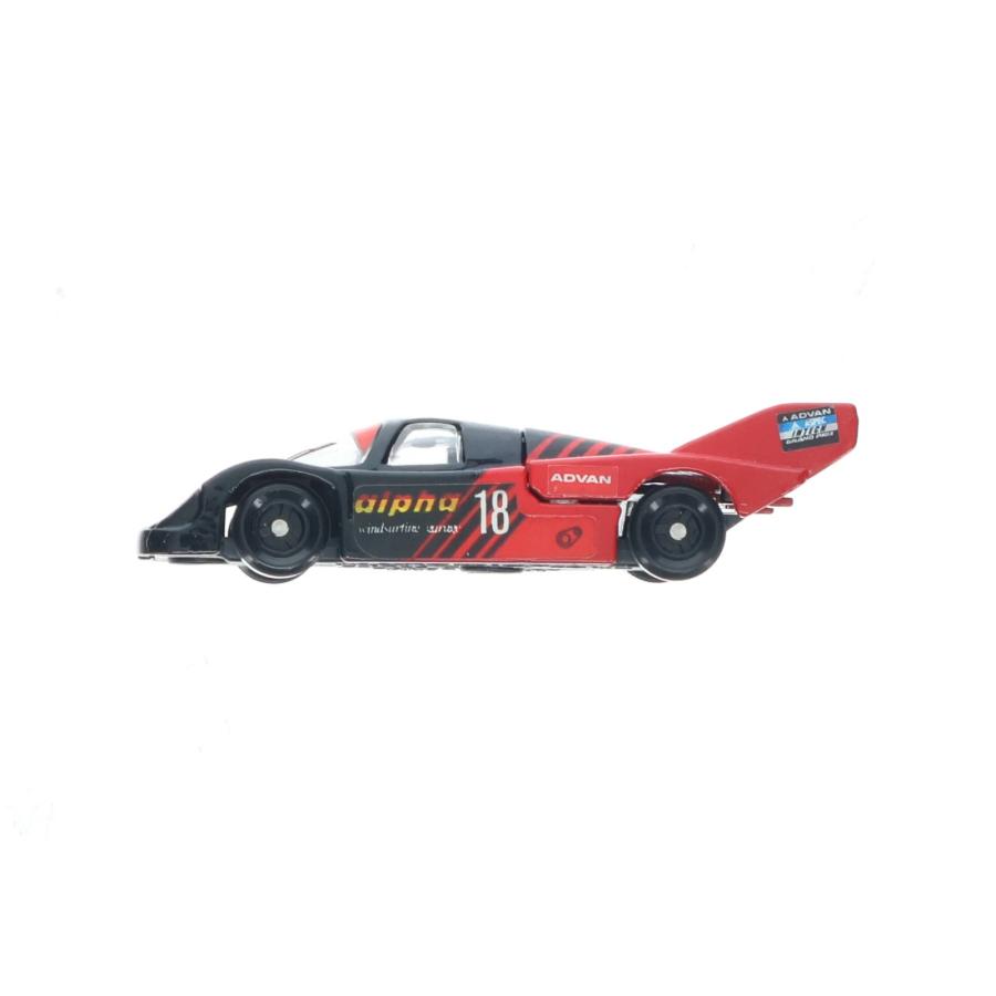『中古即納』{MDL} トミカグループCフェア限定 トミカ 1/66 ポルシェ 956 アドバン #25(ブラック×レッド/日本製) 完成品 ミニカー トミー(19840930)の画像