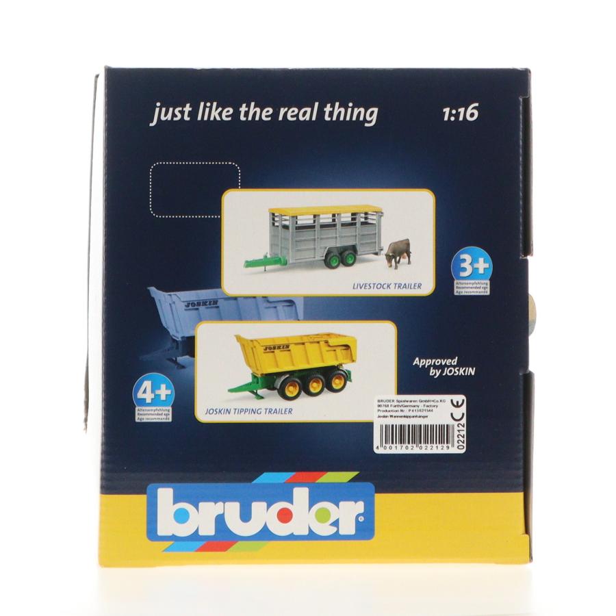 中古即納』{TOY} 1/16 Joskin Tippingトレーラー 完成トイ bruder