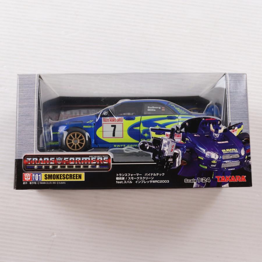 トランスフォーマー バイナルテック BT-01 スモークスクリーン インプレッサ 中古即納』{TOY} トランスフォーマー バイナルテック BT-01 1/24