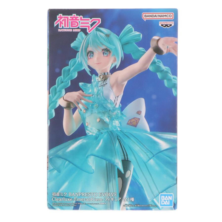 中古即納』{FIG} 初音ミク BANPRESTO EVOLVE Clearluxe-EmeraldGem