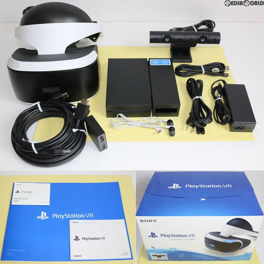 激安大特価！】 メディアワールド 中古即納 {ACC}{訳あり}{PS4}PlayStation VR PlayStation Camera同梱版  プレイステーションVR PSVR カメラ同梱版 SIE CUHJ-16001 20161013