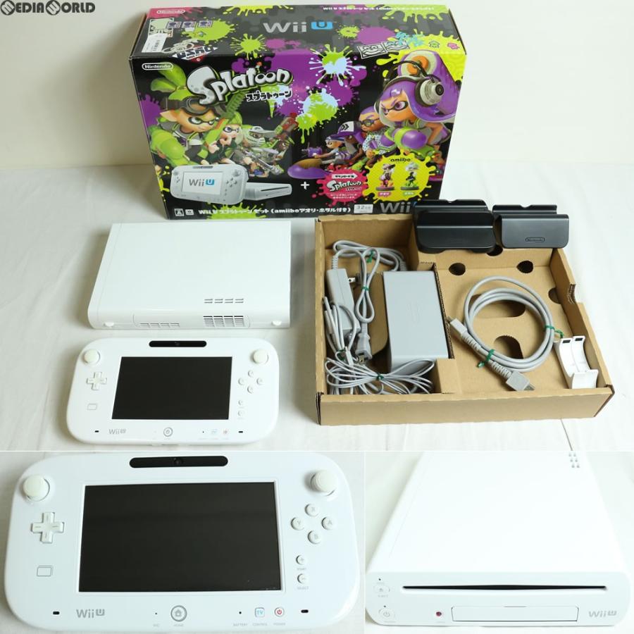 中古即納 訳あり 本体 Wiiu Wii U スプラトゥーン セット Amiibo アオリ ホタル付き Wii Uプレミアムセット Shiro シロ 白 同梱 Wup S Waht メディアワールド 通販 Yahoo ショッピング