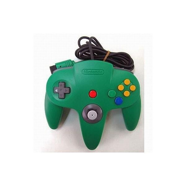 任天堂 ニンテンドー64 コントローラブロス グリーン ほぼ未使用 箱取