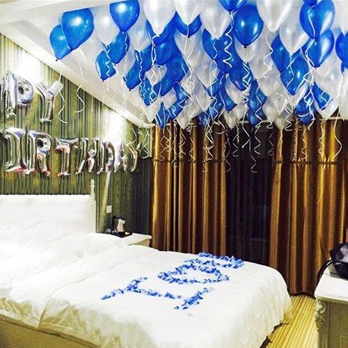 ー品販売 風船3色100個 バルーン ハッピーバースデー Birthday Happy バルーン 誕生日 Gresatek ポンプ 花びら リボン 両面テープ その他おもちゃ Www We Job Com