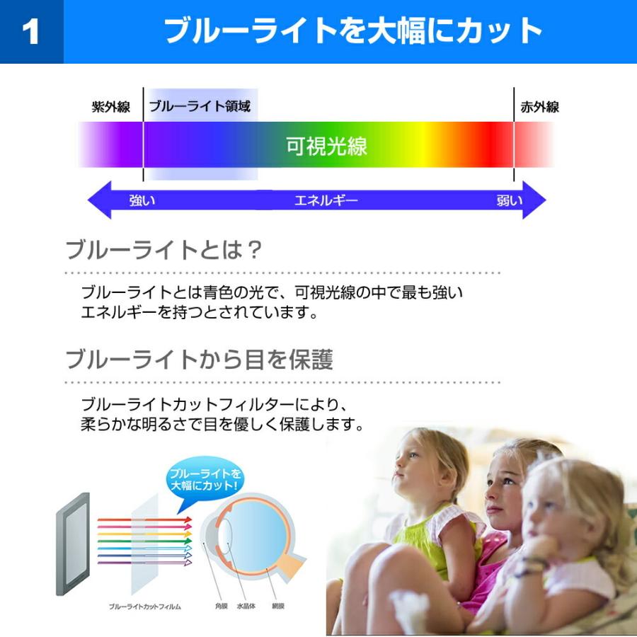 東芝 REGZA 50C350X(B) (50インチ) 液晶テレビ保護パネル 50型 ブルーライトカット｜mediacover｜04