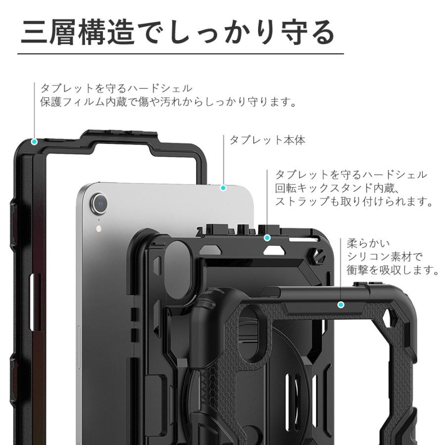 iPad mini A17Pro(第7世代)/第6世代 対応 耐衝撃 ケース と 反射防止 