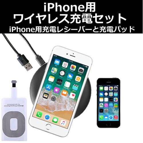 APPLE iPhone 5s 置くだけ充電 レシーバー と 充電パッド と 保護フィルム の3点セット｜mediacover