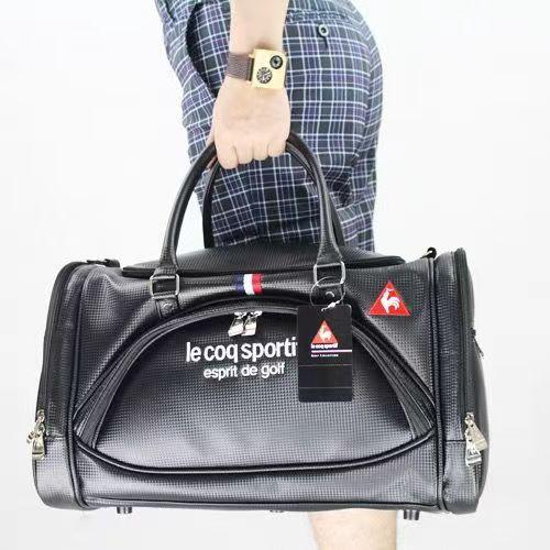 ルコックゴルフシューズ収納ポケット付きボストンバッグ le coq GOLF&