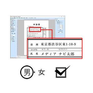 書類に文字をピッタリ入力 印刷 らくちん位置合わせ印刷2 パッケージ版 Mv メディアナビ ダイレクト 通販 Yahoo ショッピング